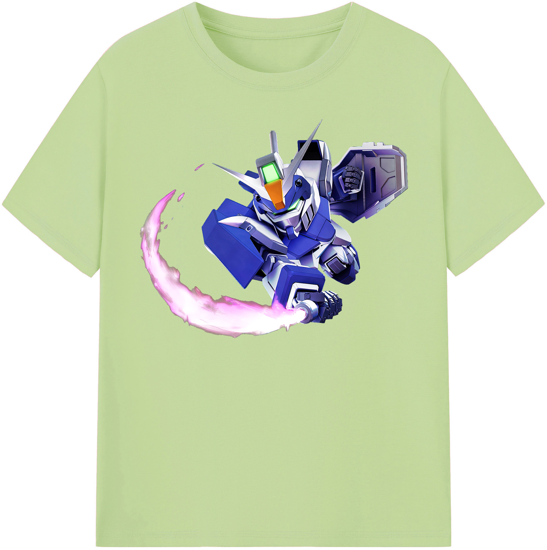 （画像用） 機動戦士ガンダム Mobile Suit Gundam 綿100％半袖Tシャツ（フロントプリント）